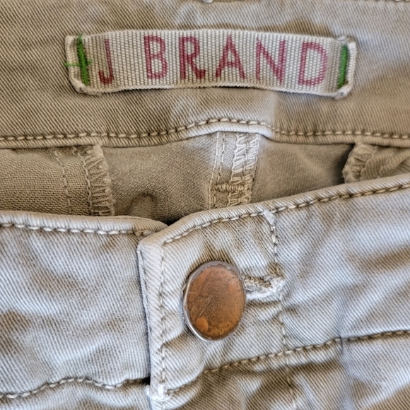 J. Brand Gray Taupe Cargo Denim Slim Fit Jeans Size 30 - Picture 6 of 6
